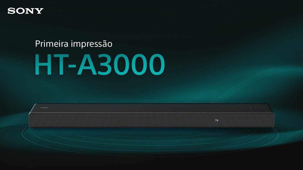 Barra de som HT-A3000 | 3.1 canais | Dolby Atmos | Sony Portugal