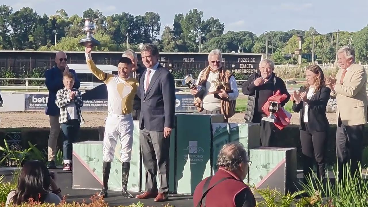 Gilberto Lerena Grand Prix (G1) 2026.- Winner Cannolina (B.Enrique) Start. Final Meters.-