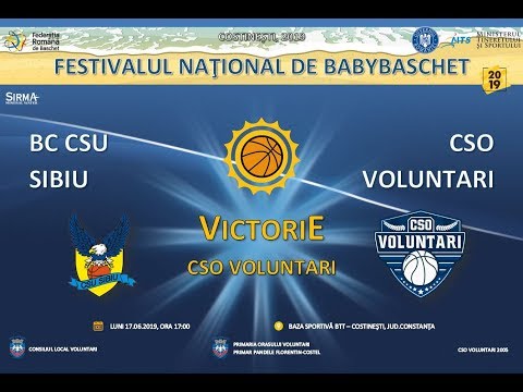 Victorie CSO Voluntari in BC CSU Sibiu - CSO Voluntari (Costinesti, 17.06.2019 HD Version)