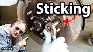 Fixing Sticking Dragging Brakes On Your Car: Scotty Kilmer, S11 E35