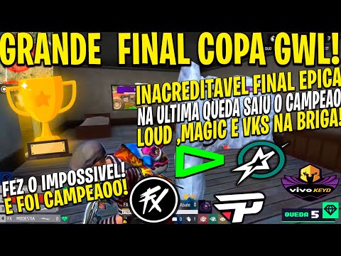 GRANDE FINAL GWL PRO! É CAMPEÃOO! INACREDITAVEL 3 BOOYAHS E AMASSOU! VKS, MAGIC SQUAD E LOUD! FLUXO!