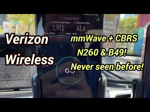 VZW network first! mmWave & CBRS B49 combo! | Verizon Wireless | 5G UWB | Rock & Roll Hall of Fame