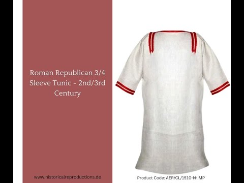 Historical Reproductions | Roman Republican 3/4 Sleeve Tunic – 2nd/3rd Century | GDFB