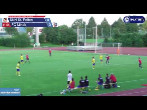 04.08.2016 SKN St. Pölten - FC Minsk - Highlight  (1. Halbzeit / 12:01) am 04.08.2016 19:31