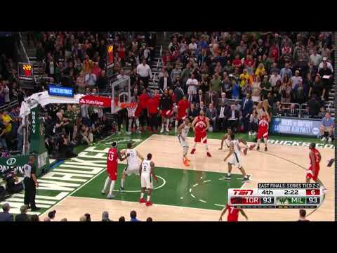 Fred VanVleet nails three-pointer late in Game 5 against the Milwaukee Bucks