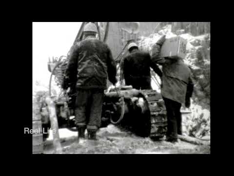 1960s approx, Mystery reel! Dam construction interior British Columbia