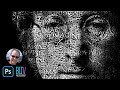 Photoshop Tutorial: How to Transform a Face into a Powerful Text Portrait Photoshop Tutorial: How to Transform a Face into a Powerful Text Portrait