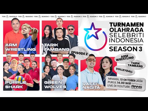 SEMAKIN SERU!!! TURNAMEN OLAHRAGA SELEBRITI INDONESIA SEASON 3!! EPS 2