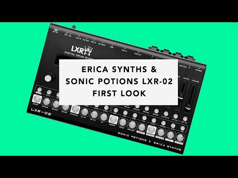 Erica Synths/Sonic Potions LXR-02 Digital Drum Synthesiser & Sequencer image 5