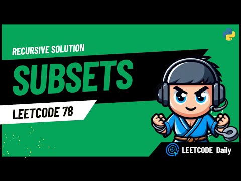Subsets Leetcode 78 Python Hindi Hinglisheasy