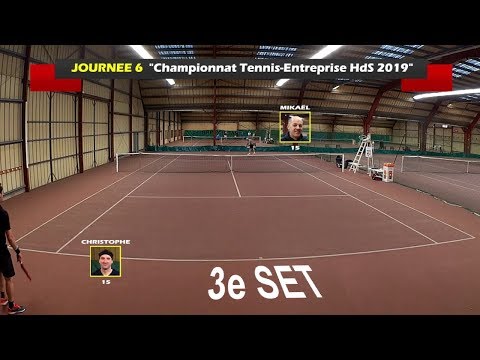 Christophe (15) vs Mikaël (15) - Match corpo - 3e set - 14/05/2019