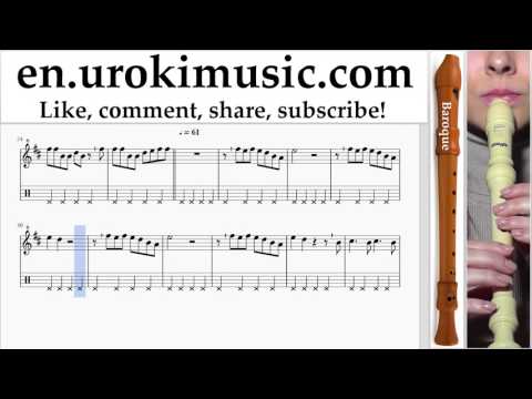 Recorder lessons (B.) Shawn Mendes - There's Nothing Holdin' Me Back Sheet Music Tutorial Part#2 um