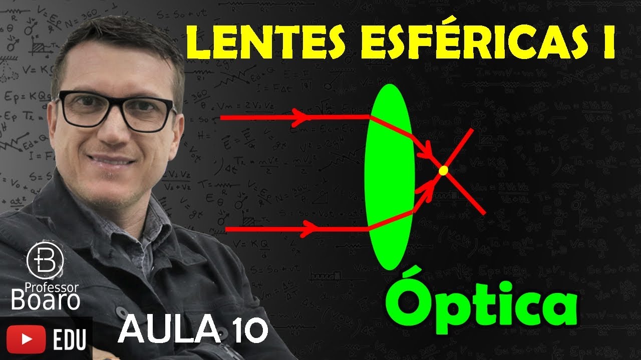 LENTES ESFÉRICAS I - ÓPTICA - (TEORIA + EXERCÍCIOS) -  AULA 10