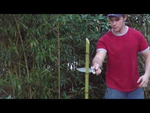 cold steel trailmaster bamboo cut test