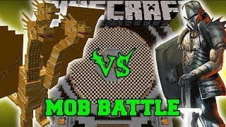 KING GHIDORAH VS ROYAL GUARD - Minecraft Mod Battles - Mob Battles - Godzilla Mod