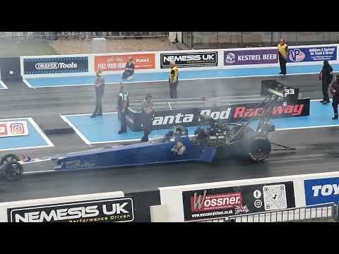 santa pod euro finals top fuel 2024