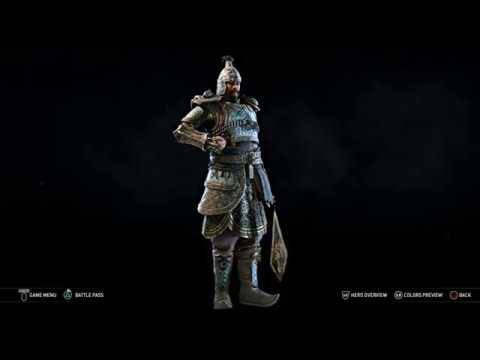 For Honor Tiandi 3 epic armor sets Jianhuren,Guan Suo,Xu Huang