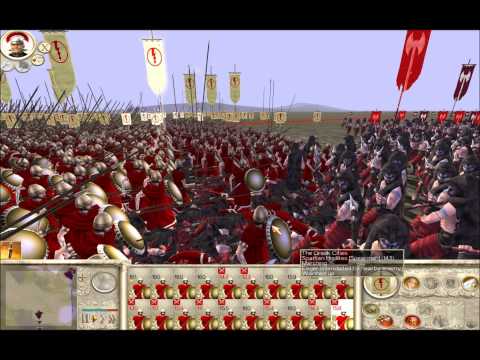 Rome Total War 60 BEZERKER UNITS VS 20 SPARTAN UNITS
