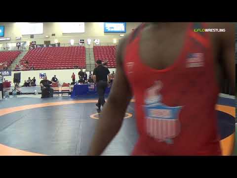 2018 Marine Corps US Open/UWW Junior Greco Roman 87 7th Place - George Sikes (NMU-) Vs. Chad Porte