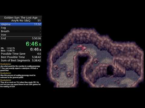 Golden Sun: The Lost Age Any% No S&Q Speedrun in 5:44:38
