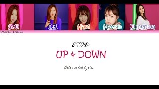 EXID - Up and Down [HAN/ROM/ENG] Color coded Lyrics
