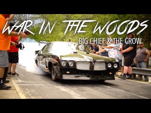 WAR IN THE WOODS!! BIG CHIEF RACING THE CROW IN BIG TIRE! THE SKETCHIEST NO PREP EVER!