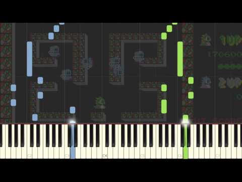 Bubble Bobble - Main Theme [Piano Tutorial] (Synthesia)