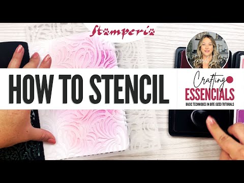 Crafting Essentials - How to STENCIL