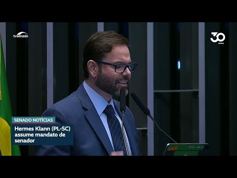 Com licença de Jorge Seif, Hermes Klann assume mandato por SC