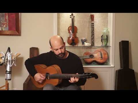 Vienna Parlor Guitar Romantic Guitar circa 1850 image 11