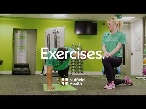 How To Kneeling Superman | Nuffield Health