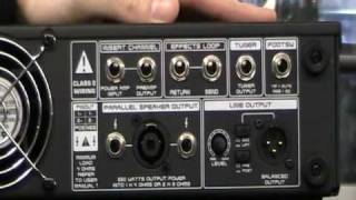 Video thumbnail for Bass Amplifier Head Bugera BVP5500 by AF/SM Channel