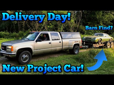 Taking Delivery of my BARN FIND Project Car - 1979 Chevy Camaro