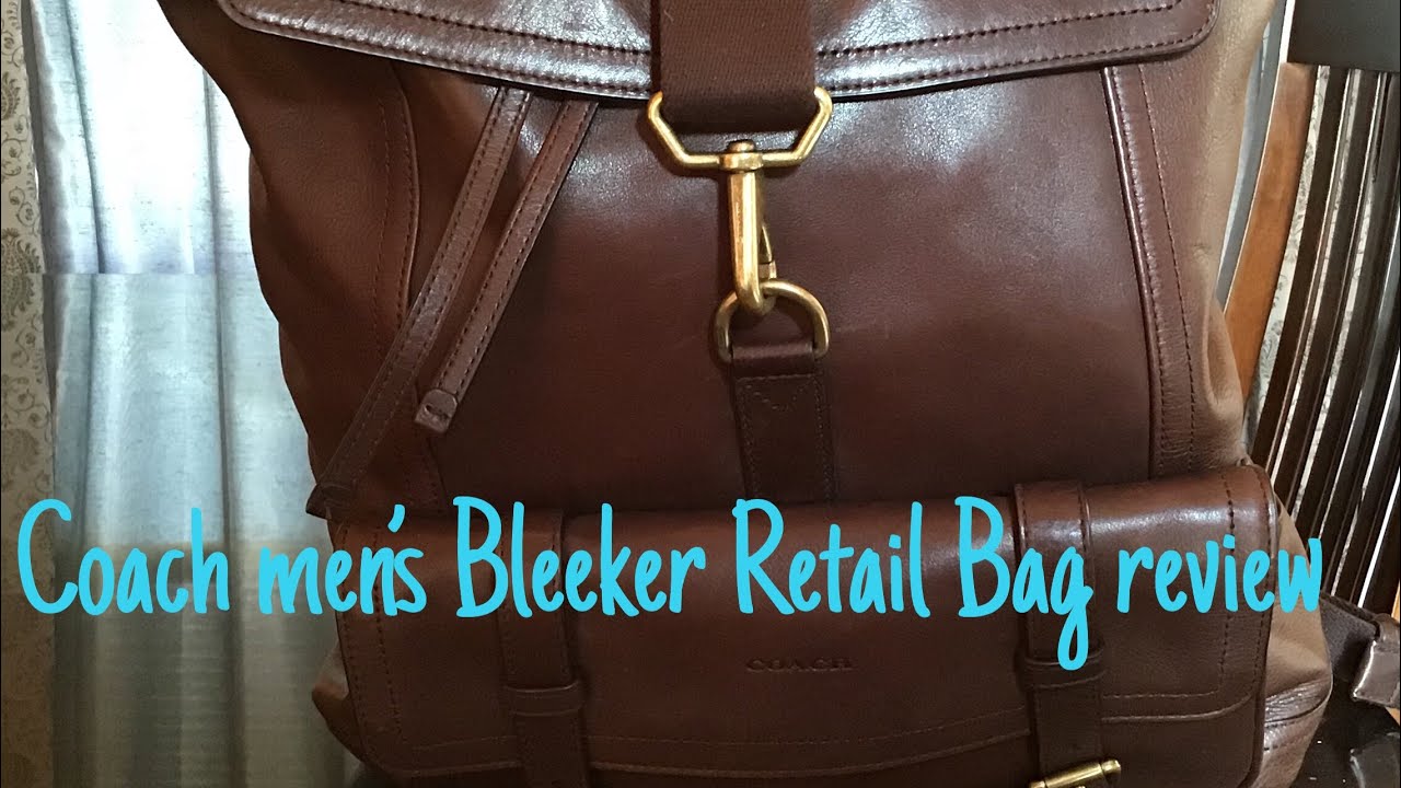 Coach Men’s retail store Bleeker Backpack