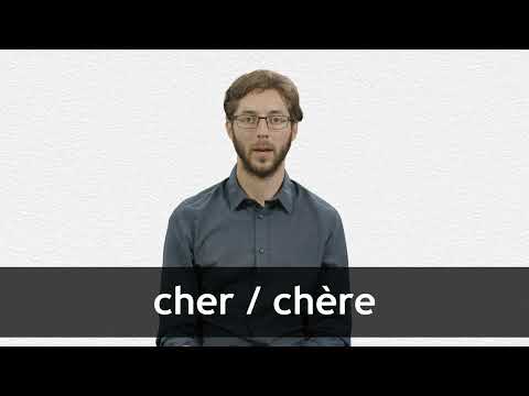 How to pronounce CHER / CHÈRE in French