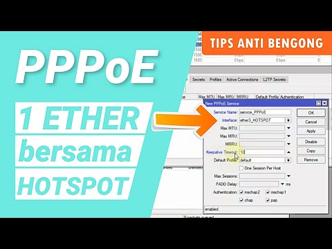 Full PPPoE Settings in the Same Hotspot Interface