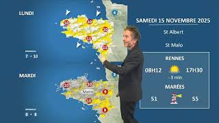 Illustration de l'actualité La météo de votre samedi 15 novembre 2025