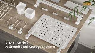 DESKMATICS RAIL STORAGE SYSTEM | STR01 Series | LUMI