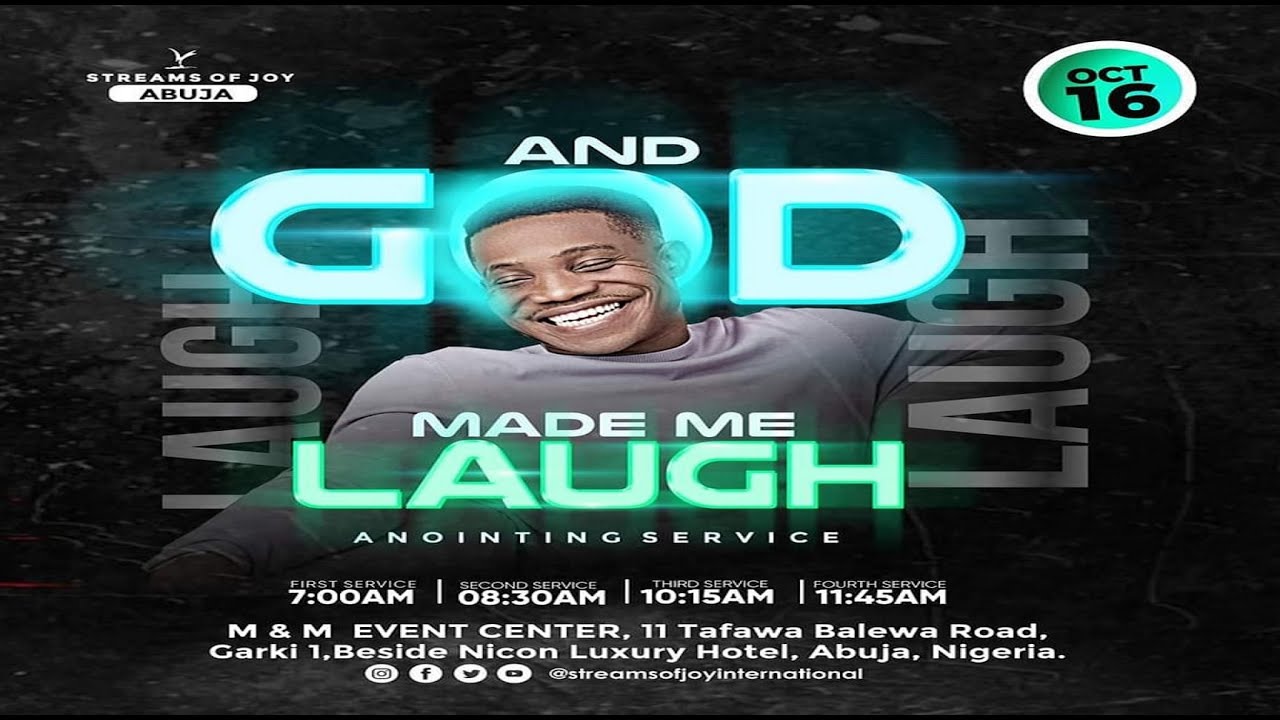 SUNDAY SERVICE || AND GOD MADE ME LAUGH || 16th October 2022