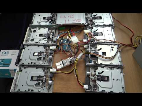 Raspberry Beret by Prince on 8 Floppy Drives