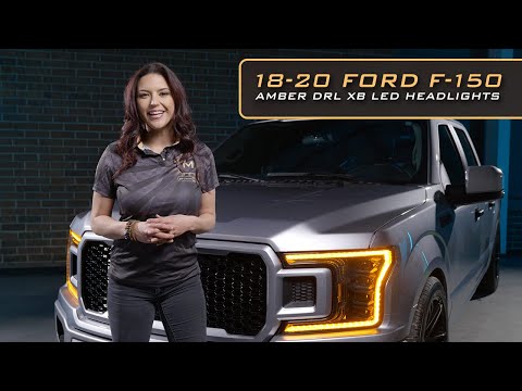 Morimoto Amber XB LED Headlights for the 2018 - 2020 Ford F-150