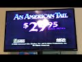 Closing To The Land Before Time 1989 VHS