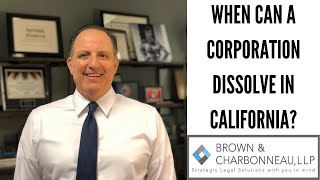 Dissolving a Corporation