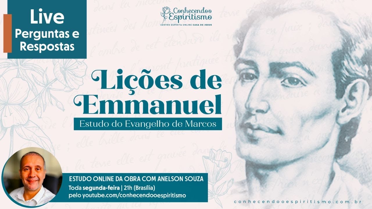 Bate-papo | Live - Perguntas e Respostas | Lições de Emmanuel