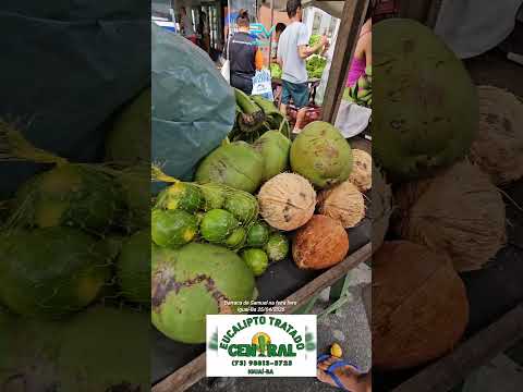 Barraca de Samuel na feira livre em Iguaí-Ba