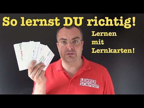 This is how you learn properly! The BEST LEARNING METHOD! *successful learning* | Lehrerschmidt