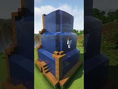 "EPIC Minecraft Water House Build in Hub!🔥 #shorts"