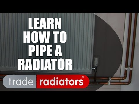 Learn how to pipe a radiator