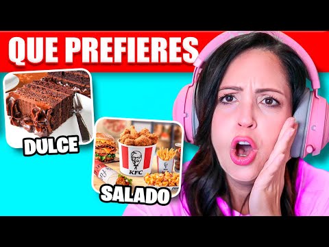 DULCE O SALADO? ???? Juega Este Quiz de QUE PREFIERES EXTREMO ???? Sandra Cires Play