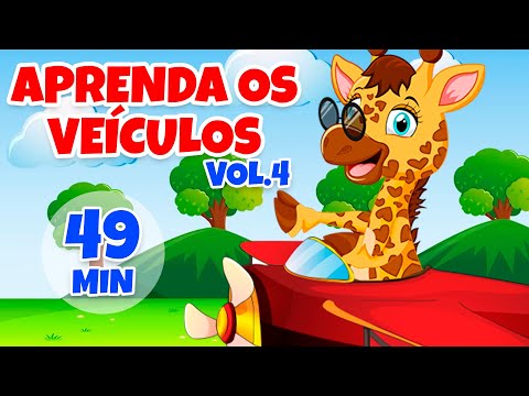 Aprenda os veículos Vol. 4 - Giramille 49 min | Desenho Animado Musical